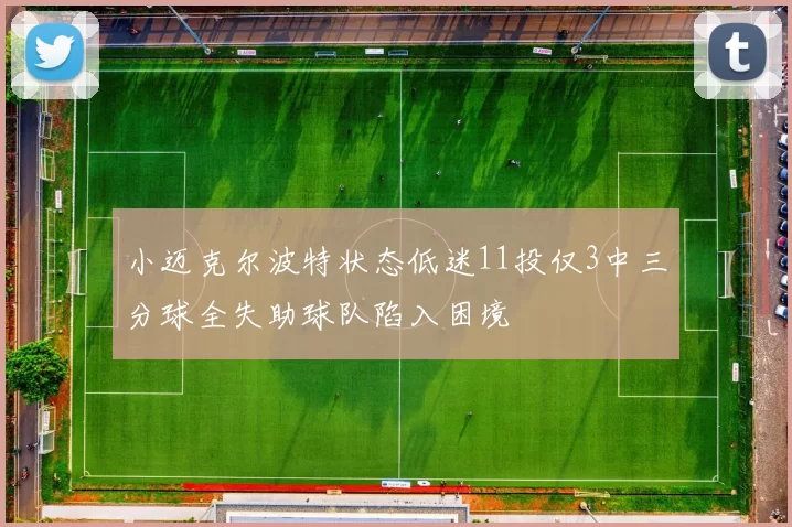 小迈克尔波特状态低迷11投仅3中三分球全失助球队陷入困境