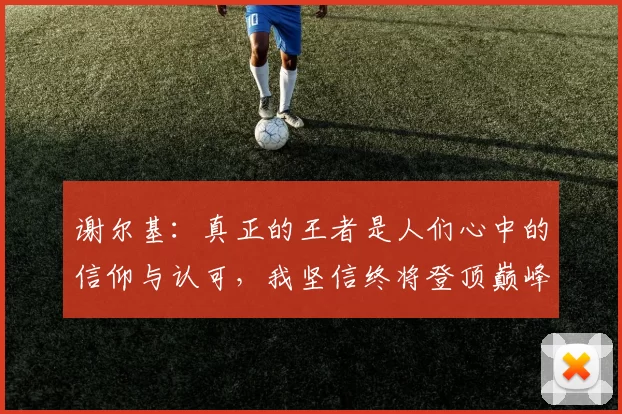谢尔基：真正的王者是人们心中的信仰与认可，我坚信终将登顶巅峰之路
